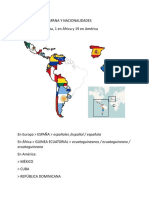 Países y Nacionalidades