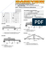 Review Module: - Theory of Structures (Deflections) T