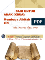 Kbua Alkitab Sejak Dini