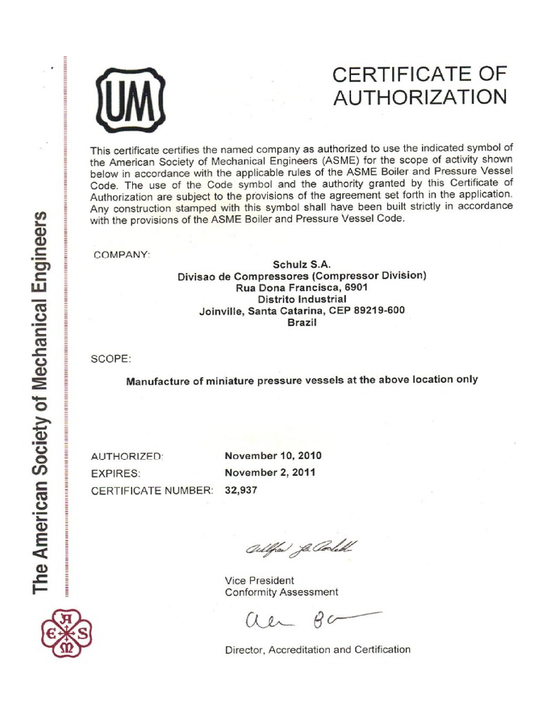 Asme Um | PDF