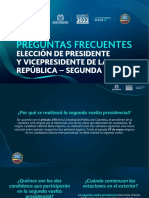 Abece Elecciones Presidencia 2022 Segunda Vuelta