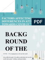 Factors Affecting Differences in Attitude Towards Covid 19 Vaccination