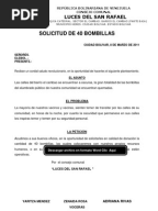 Solicitud de Tala de Arbol a Los Bomberos