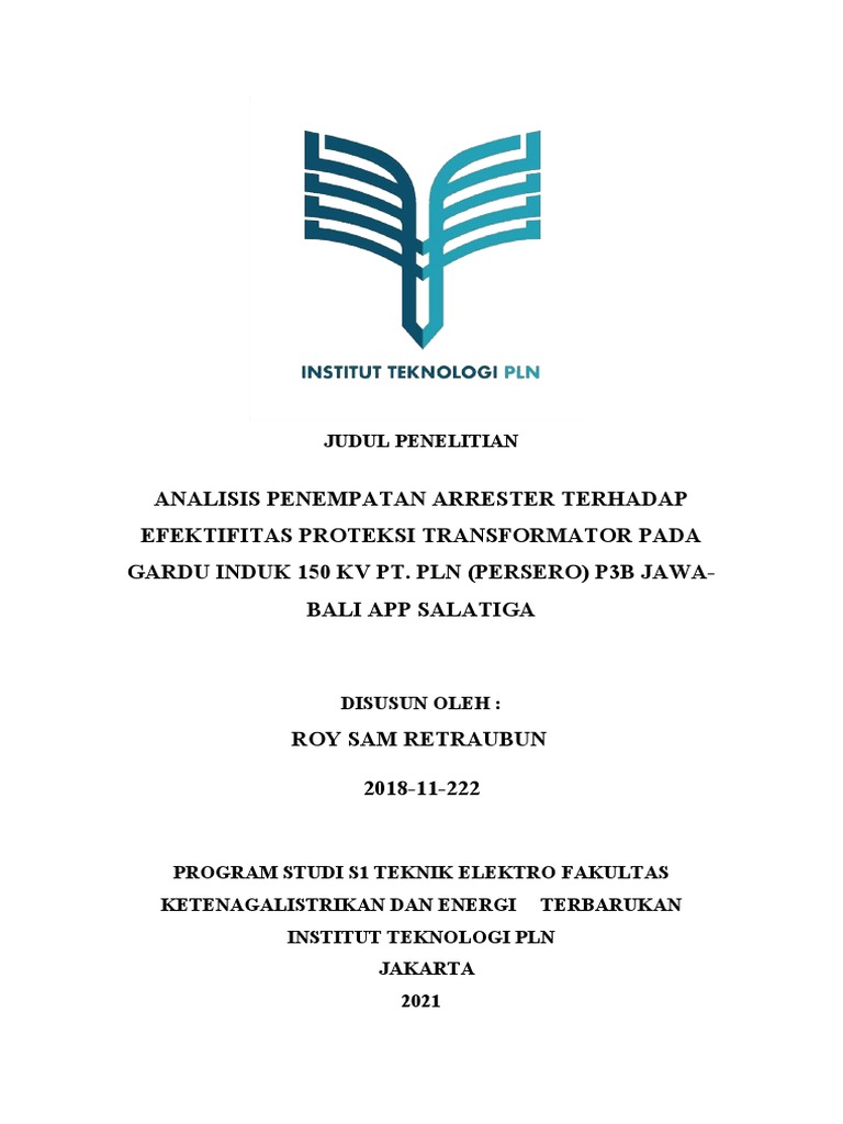Analisis Penempatan Arrester Terhadap Efektifitas Proteksi