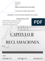 Capitulo II Reclamaciones