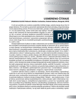 Usmereno Čitanje: Mileta Aćimović Ivkov