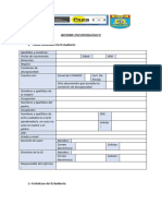 Informe Psicopedagógico SAANEE