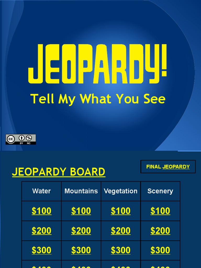 Landscapes Jeopardy Game 4-Topic Template | PDF | Geology | Topography
