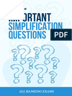Important Simplification Questions for Banking Exams