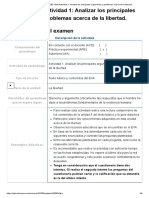 Examen - (APEB2-15%) Actividad 1 - Analizar Los Principales Argumentos y Problemas Acerca de La Libertad