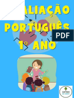 Avaliação de Português para o 1 Ano