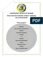 Mapa Conceptual de La Evaluacióneducativa