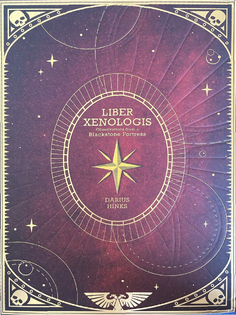Warhammer 40k Liber Xenologis Observations from Blackstone