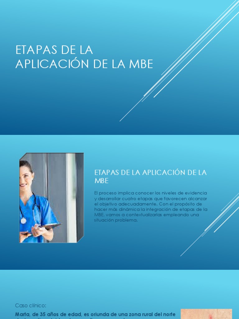 Etapas de La Aplicación de La Mbe | PDF | Evidencia basada en medicina ...
