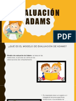 Evaluación ADAMS