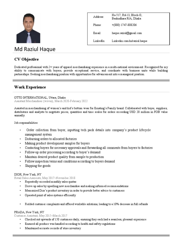 Bachelor of Arts Resume Overview | PDF | Point Of Sale | Sales