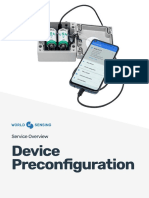 Device Preconfiguration: Service Overview