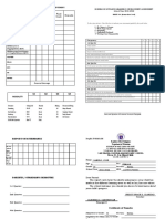 Report On Learning Progress Achievement: Homeroom Guidance Learner'S Development Assessment School Year 2021-2022