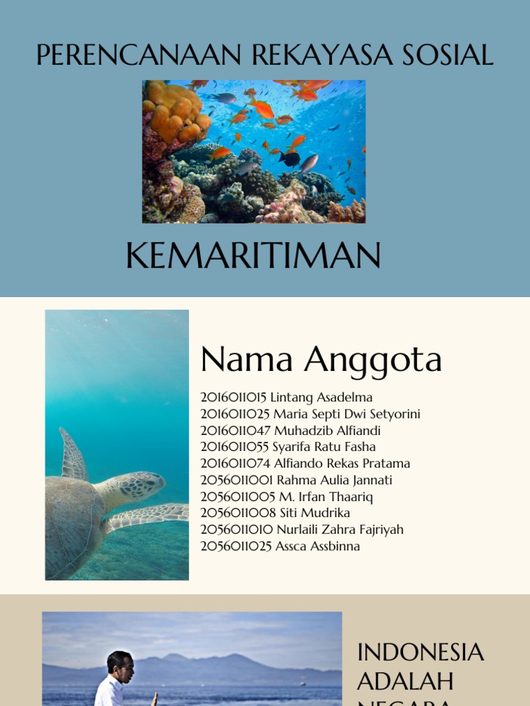 Perencanaan Sosial dalam Kemaritiman | PDF