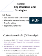 Chapter 5 Marketing & Pricing Decisions