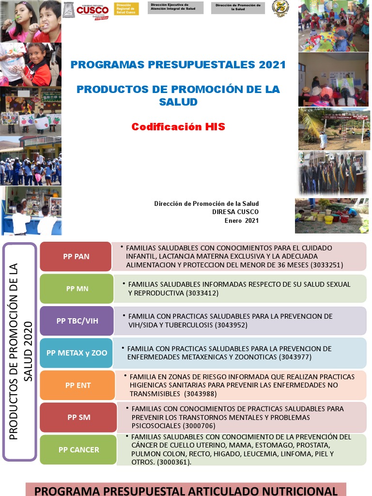 His Promsa - Actividades Priorizados | PDF | El embarazo | Amamantamiento