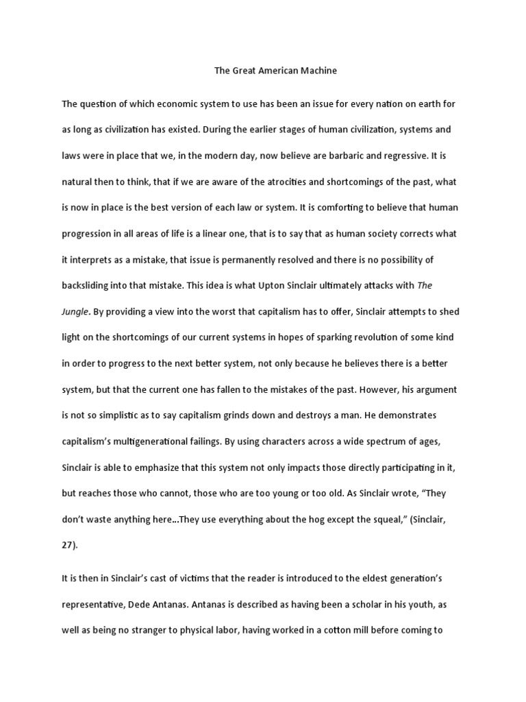 The Great American Machine | PDF