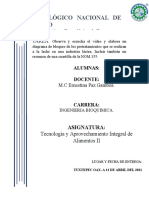 Procesamiento de leche y diagramas de flujo