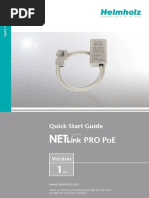 Quick Start Guide: Power Over Ethernet According To The Ieee 802.3af (Poe) and Ieee 802.3at (Poe+) Standards