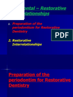 Periodontal - Restorative Interrelationships