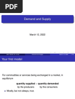 Lecture 2 Demand and Supply