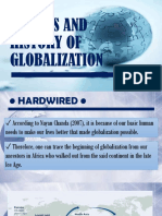 Origins and History of Globalization