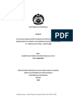 Evaluasi Sarana..., Raden Hanyokro Kusumo Pragola Pati, FKM UI, 2008