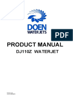 DJ110Z Waterjet Manual