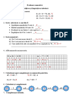 Evaluare Sumativă