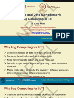 Nptel: Analytics and Data Management: Fog Computing in Iiot