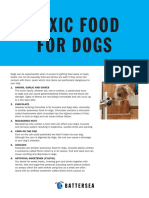 BATTERSEA Toxic Food For Dogs