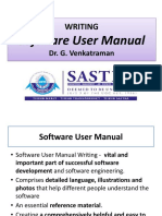 58 Software User Manual Writing