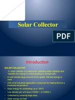 Solar Collector Types and Performance Evaluation