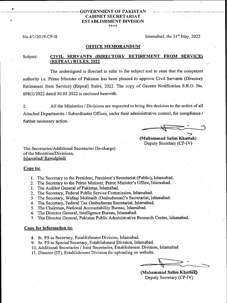 Civil Servants Rules PDF World Politics Islamabad