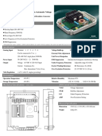 Features: Self Excited Half Wave Rectified Type Automatic Voltage Regulator