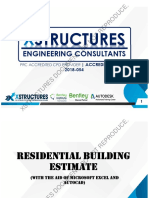 Residential Building Estimate Module PPT Fin