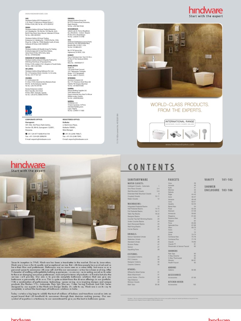 Instapdf in Hindware Sanitary Catalogue 376 PDF Bathroom Hygiene