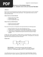 Introduction To Static Failure Theories