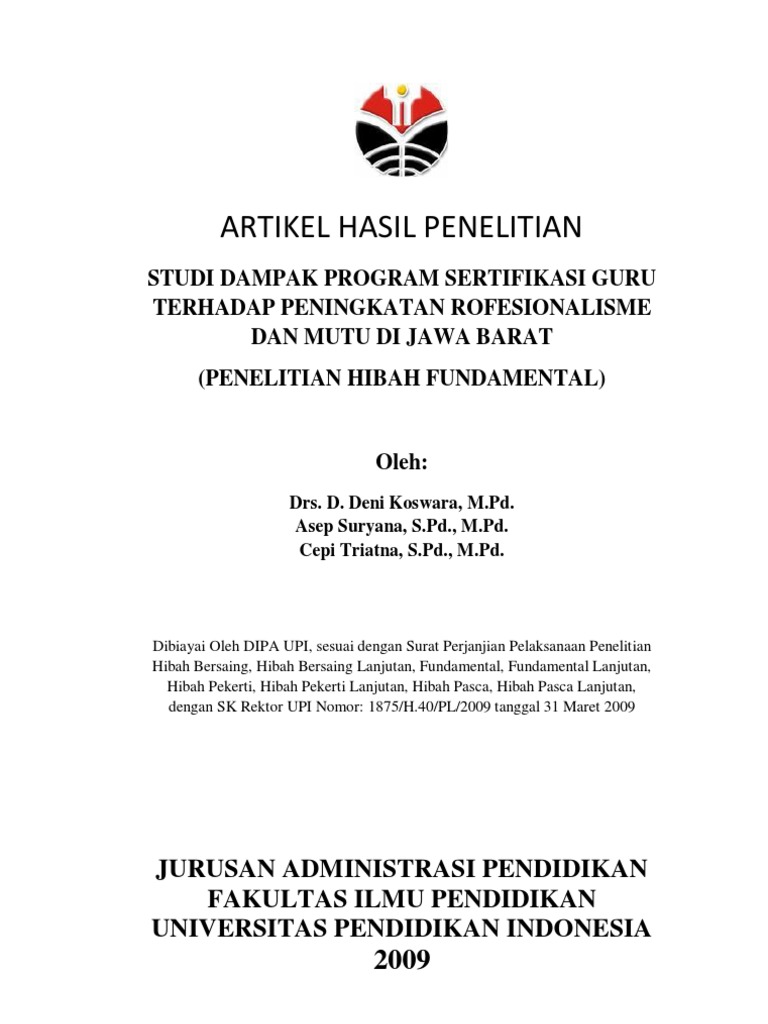 makalah fenomena kuantum pdf Contoh Artikel Penelitian Pendidikan Simak Gambar Berikut