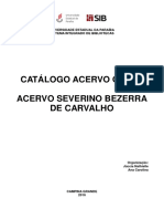 Catálogo - Acervo Bezerra de Carvalho