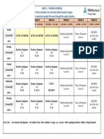 E01 Pacing Schedule - JAN 2021 Week 1