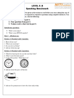 E - B Speaking Benchmark Review