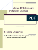 Foundation of Information Systems in Business: Ir. Muhril Ardiansyah, M.SC., Ph.D. 1