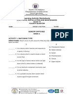 Department of Education: Learning Activity Worksheets