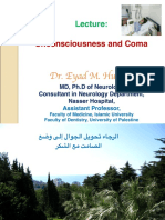 Unconsciousness and Coma: Dr. Eyad M. Hussein